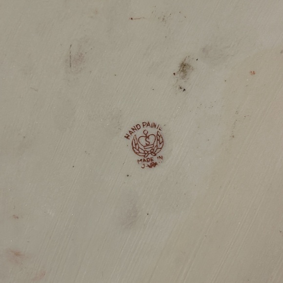 Vintage luster ware Japan condiment set on tray very good condition crown mark - Picture 13 of 14